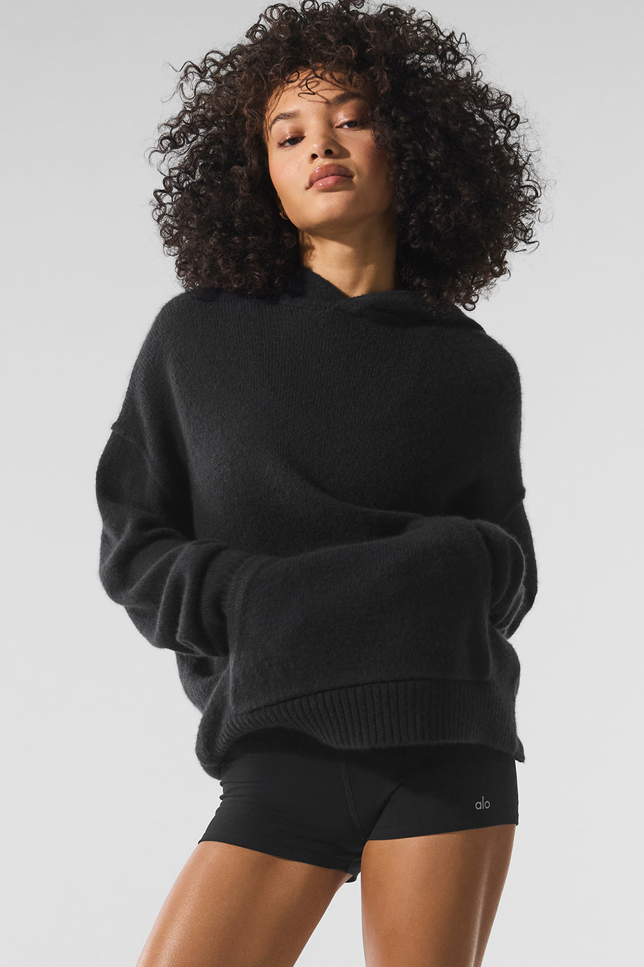 Wool Cashmere New Class Hoodie - Black image 1