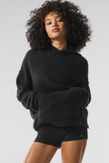 Wool Cashmere New Class Hoodie - Black image 1