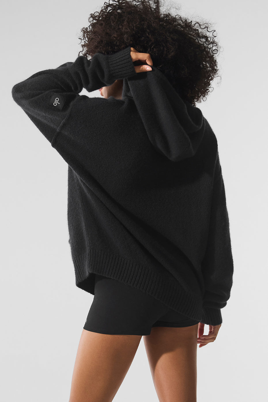 Wool Cashmere New Class Hoodie - Black image 3