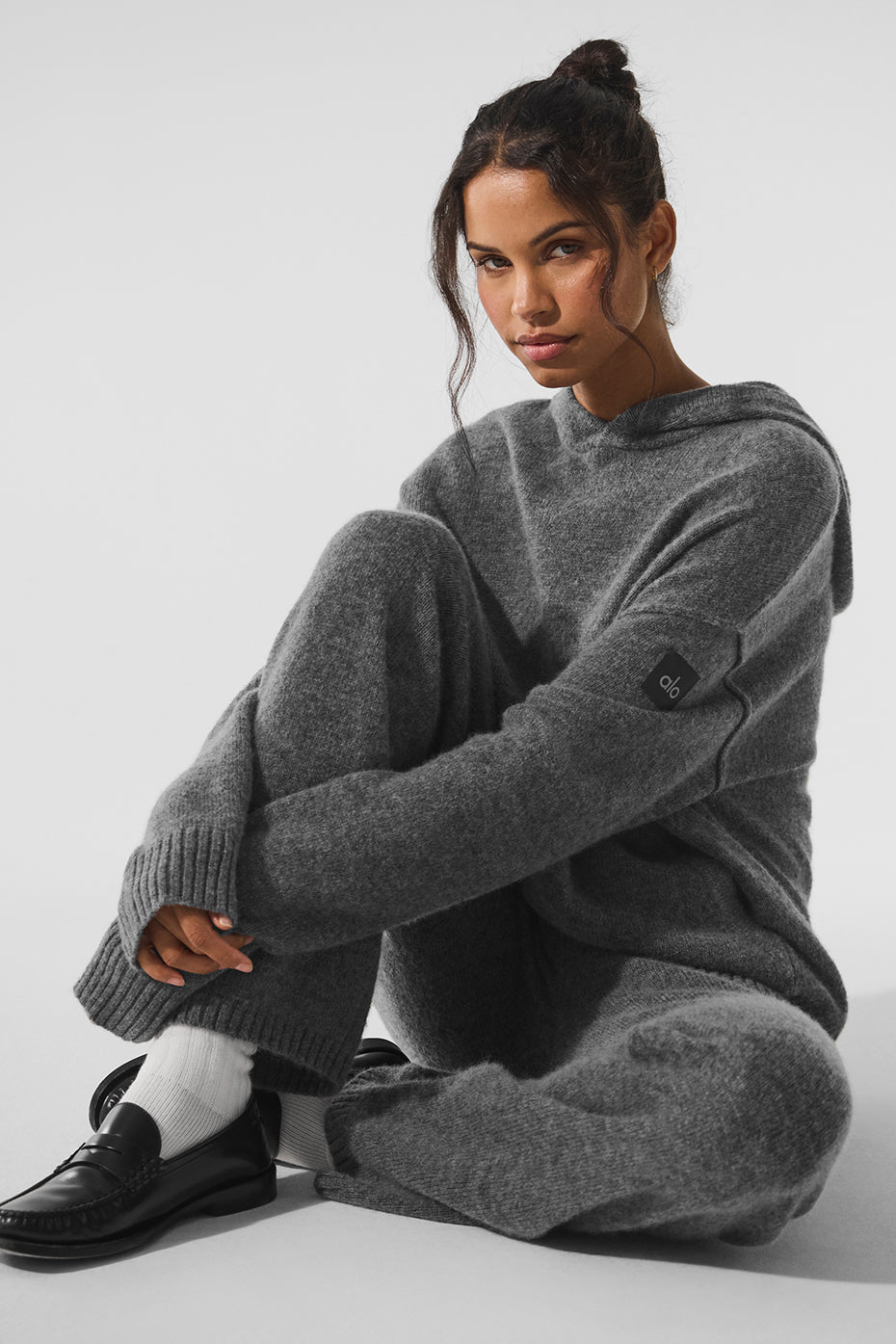 Wool Cashmere New Class Hoodie - Platinum Grey image 5