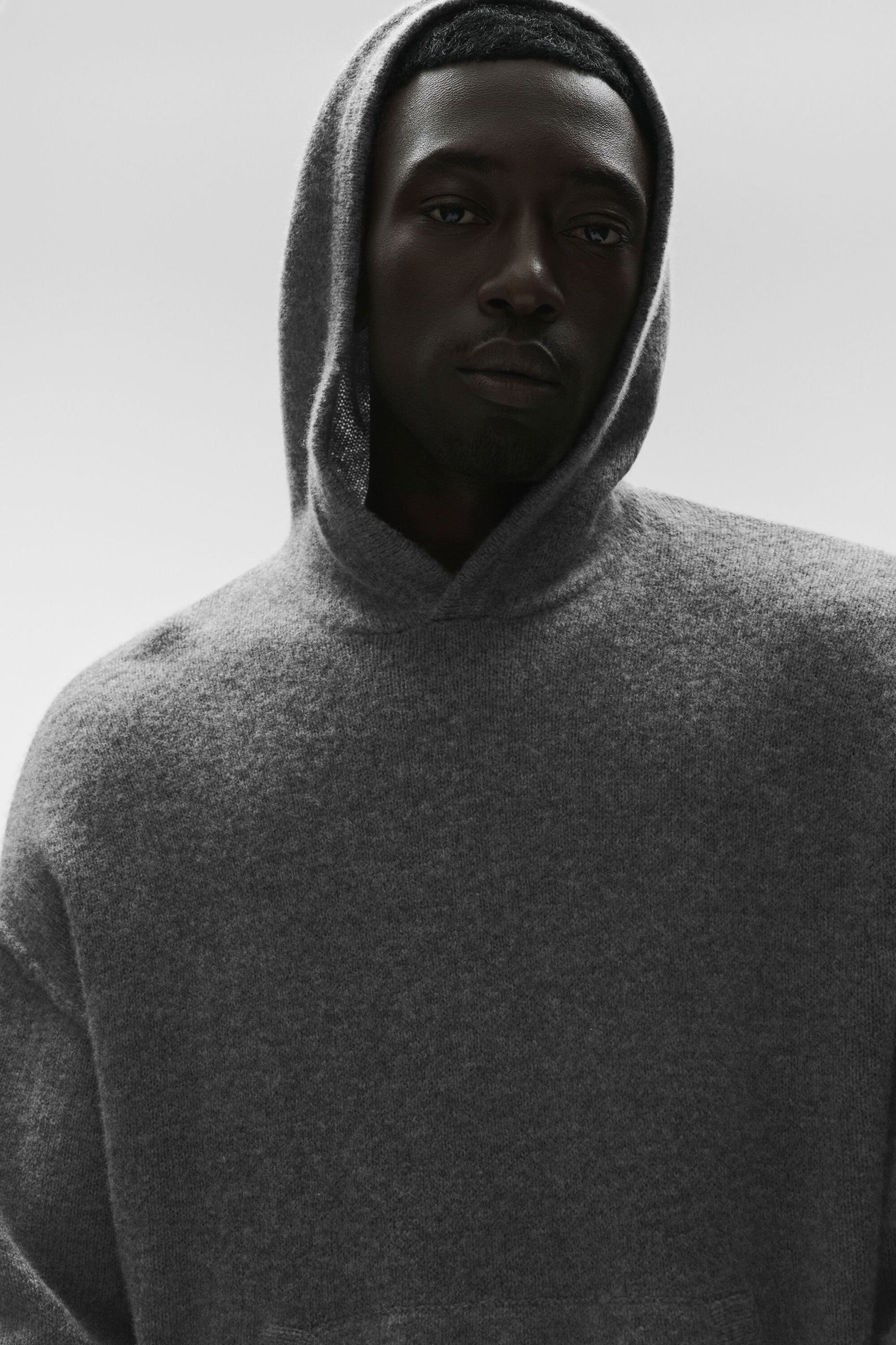 Wool Cashmere New Class Hoodie - Platinum Grey image 4