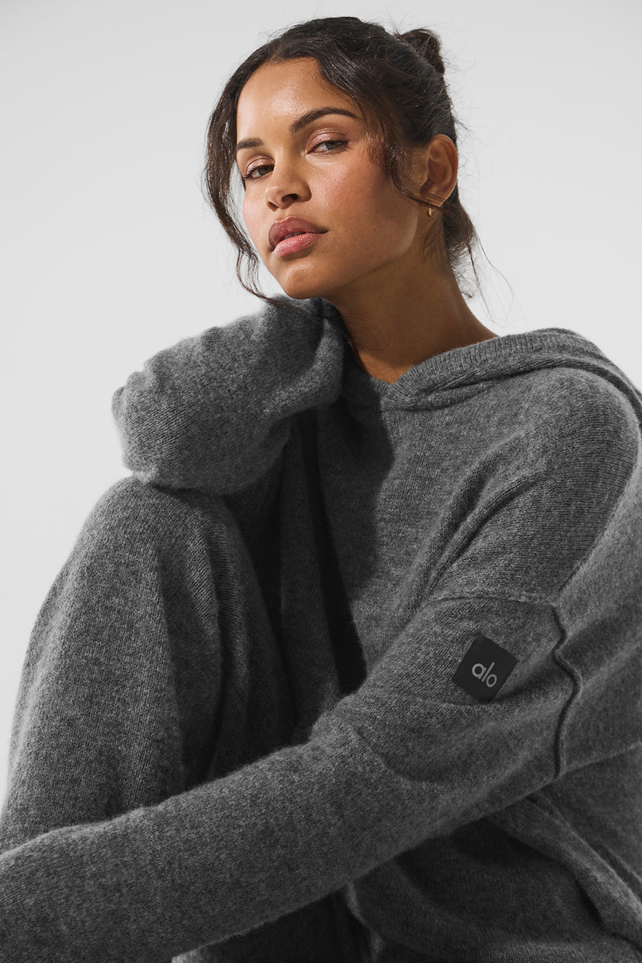 Wool Cashmere New Class Hoodie - Platinum Grey image 3