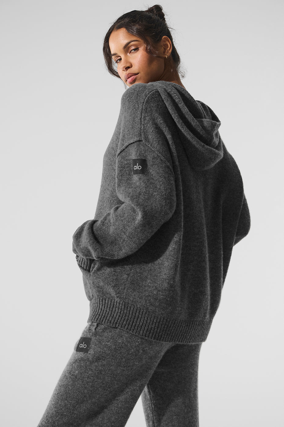 Wool Cashmere New Class Hoodie - Platinum Grey image 4