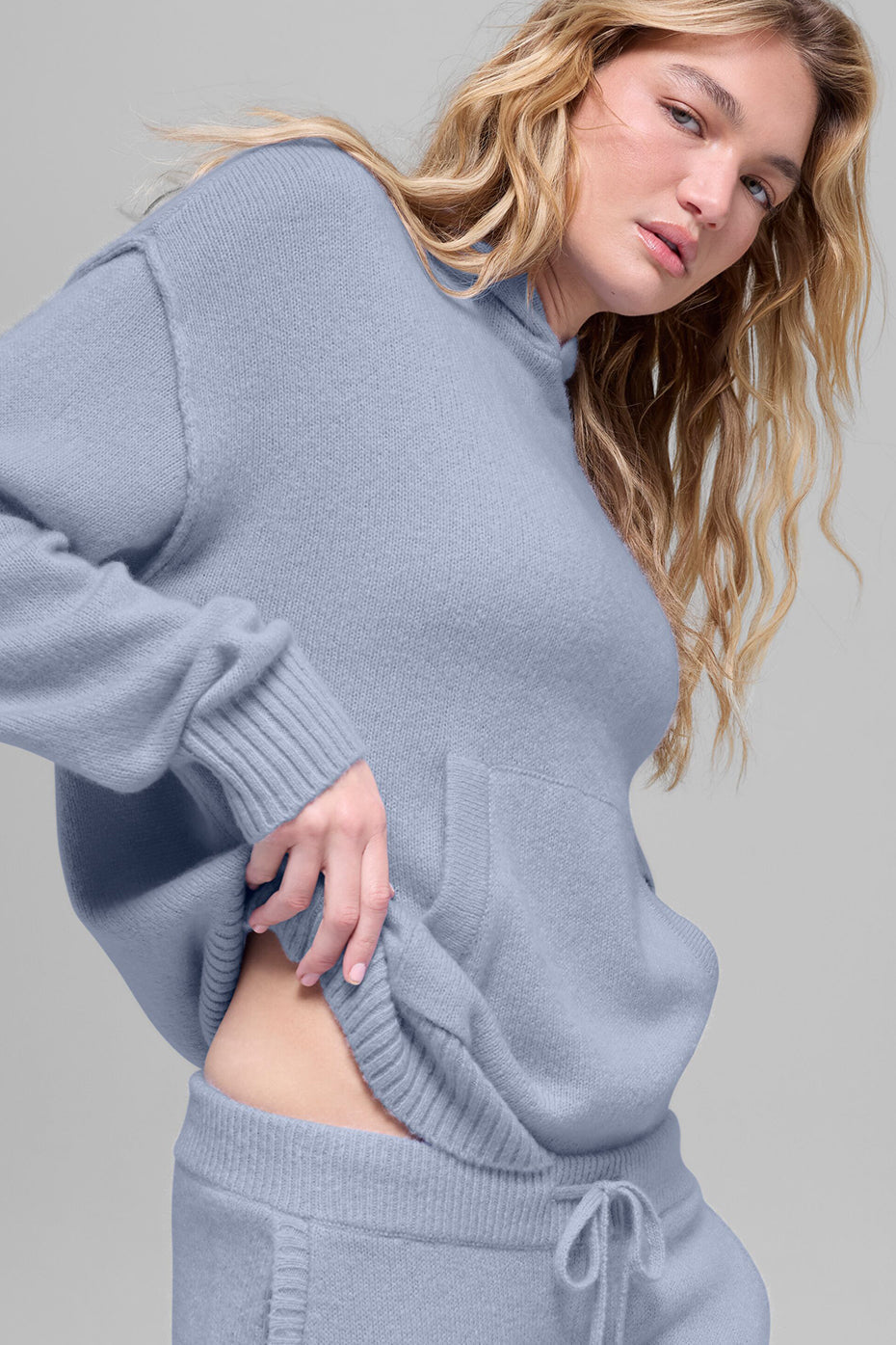 Wool Cashmere New Class Hoodie - Winter Frost image 3