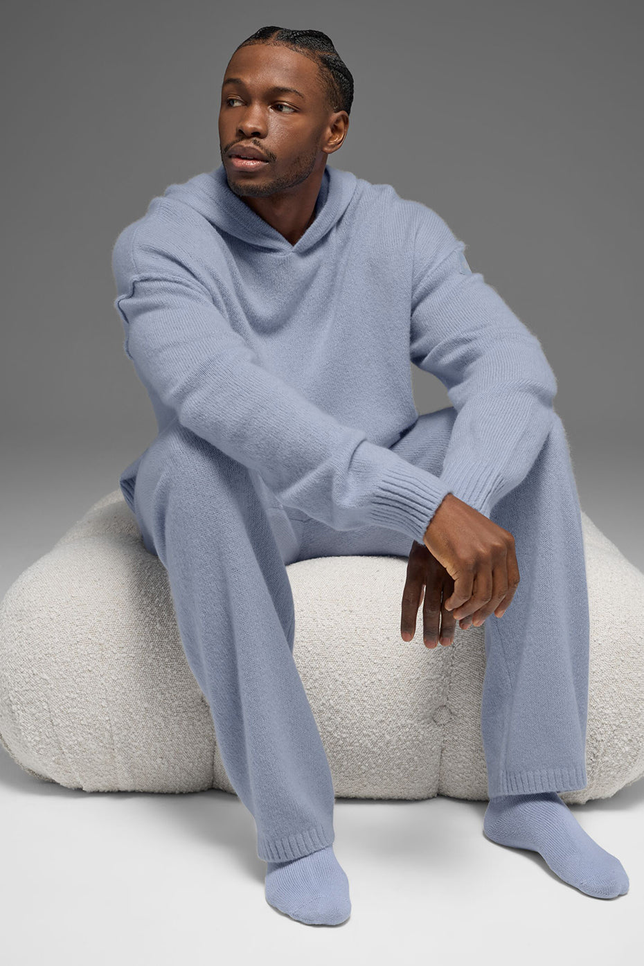 Wool Cashmere New Class Hoodie - Winter Frost image 4