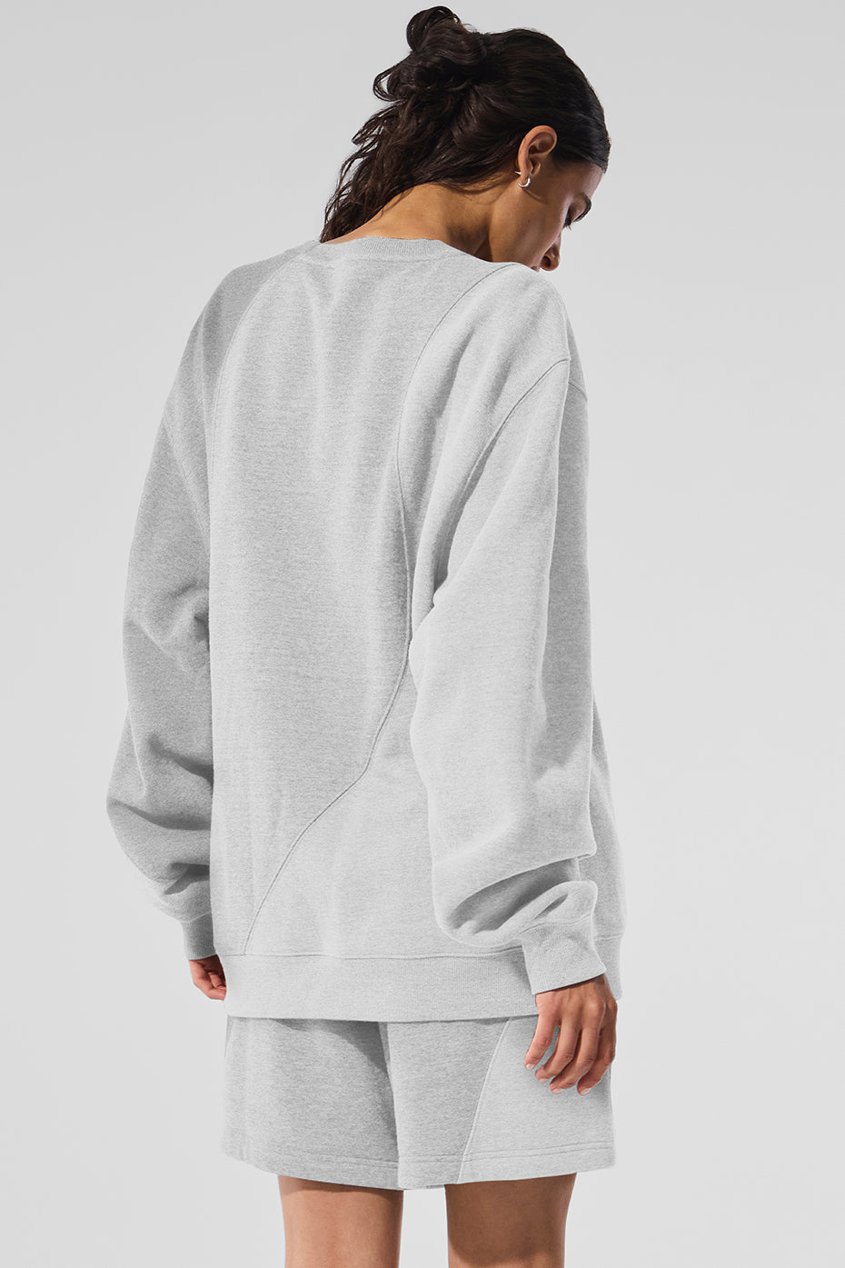 Make Waves Crew Neck Pullover - Athletic Heather Grey Tonal image 2