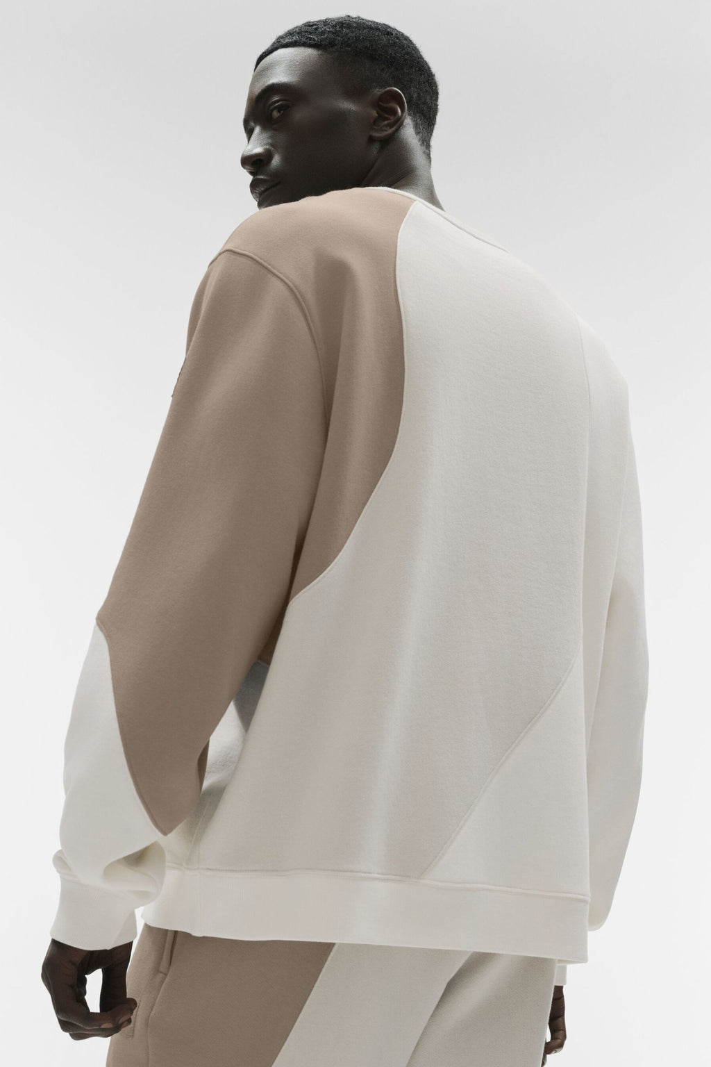 Make Waves Crew Neck Pullover - Ivory/Bone/Gravel image 2