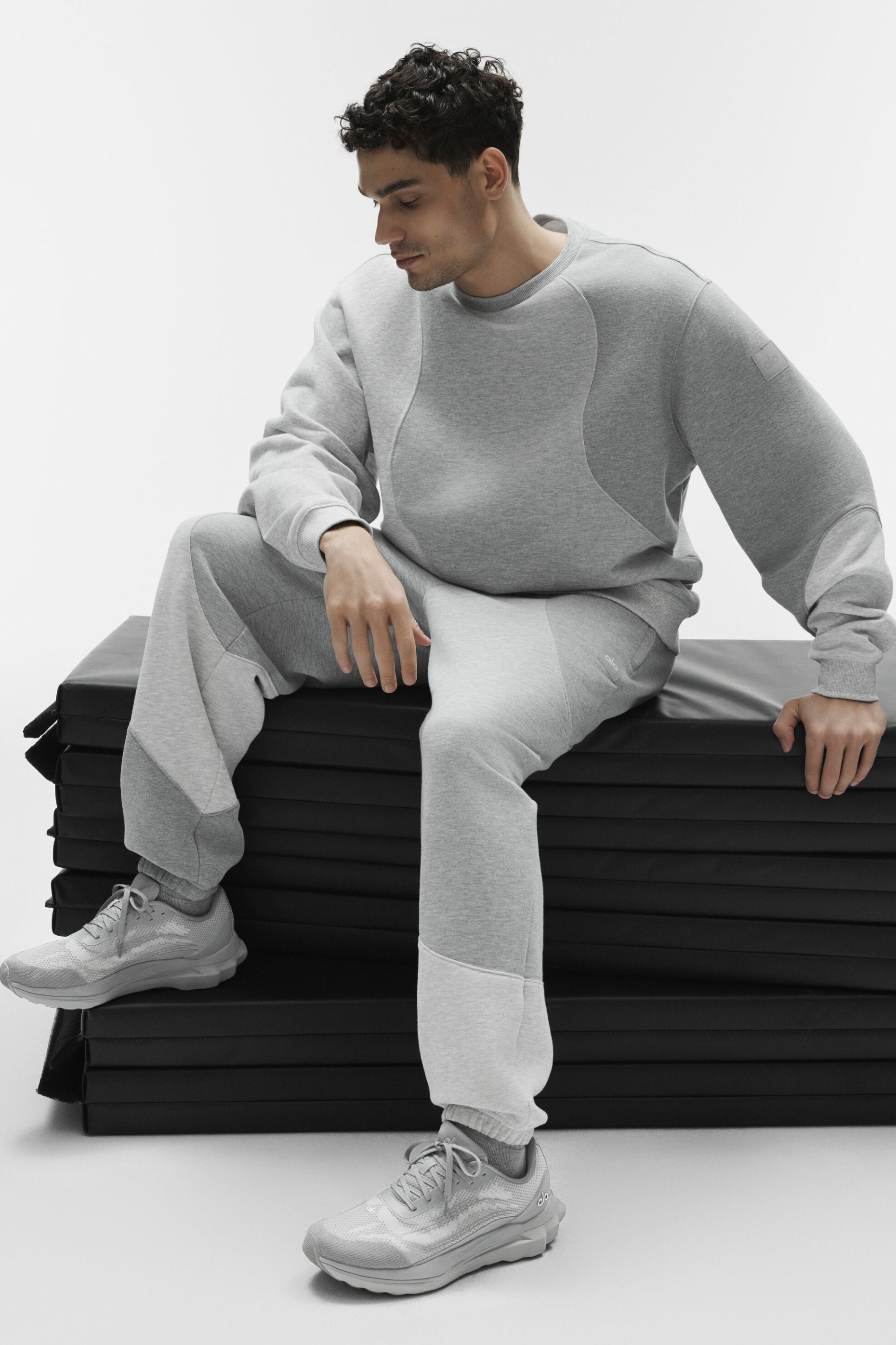 Make Waves Crew Neck Pullover - Athletic Heather Grey Tonal image 4