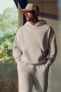 Pinstripe Hoodie - Bone Pinstripe image 1