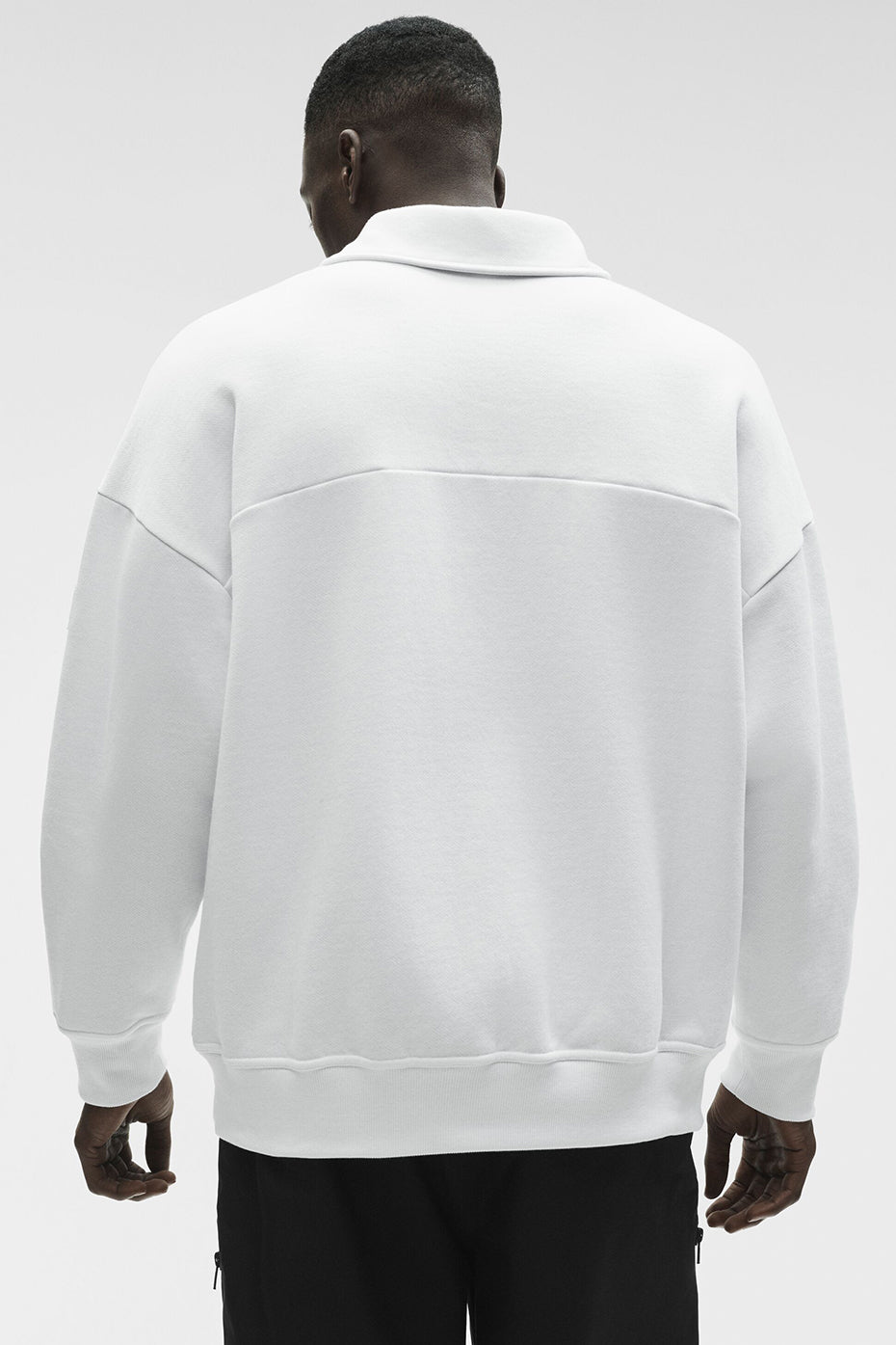 Take It Easy Long Sleeve Henley Pullover - White image 4