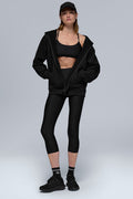 Renown Heavy Weight Full Zip Hoodie - Black image 1