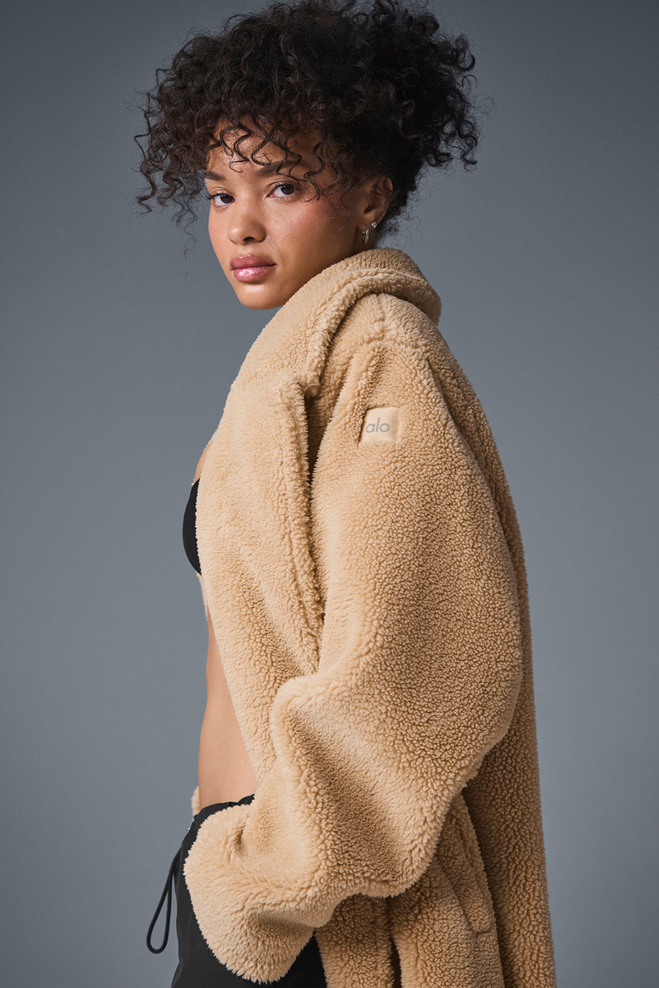 Oversized Sherpa Trench - Camel image 4