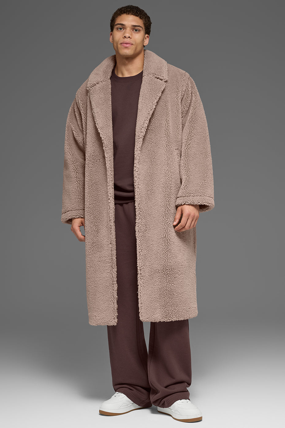 Oversized Sherpa Trench - Chai Latte image 4