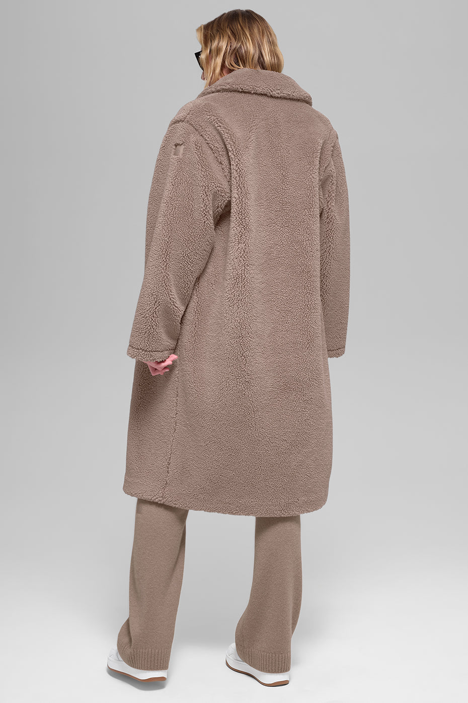 Oversized Sherpa Trench - Chai Latte image 4