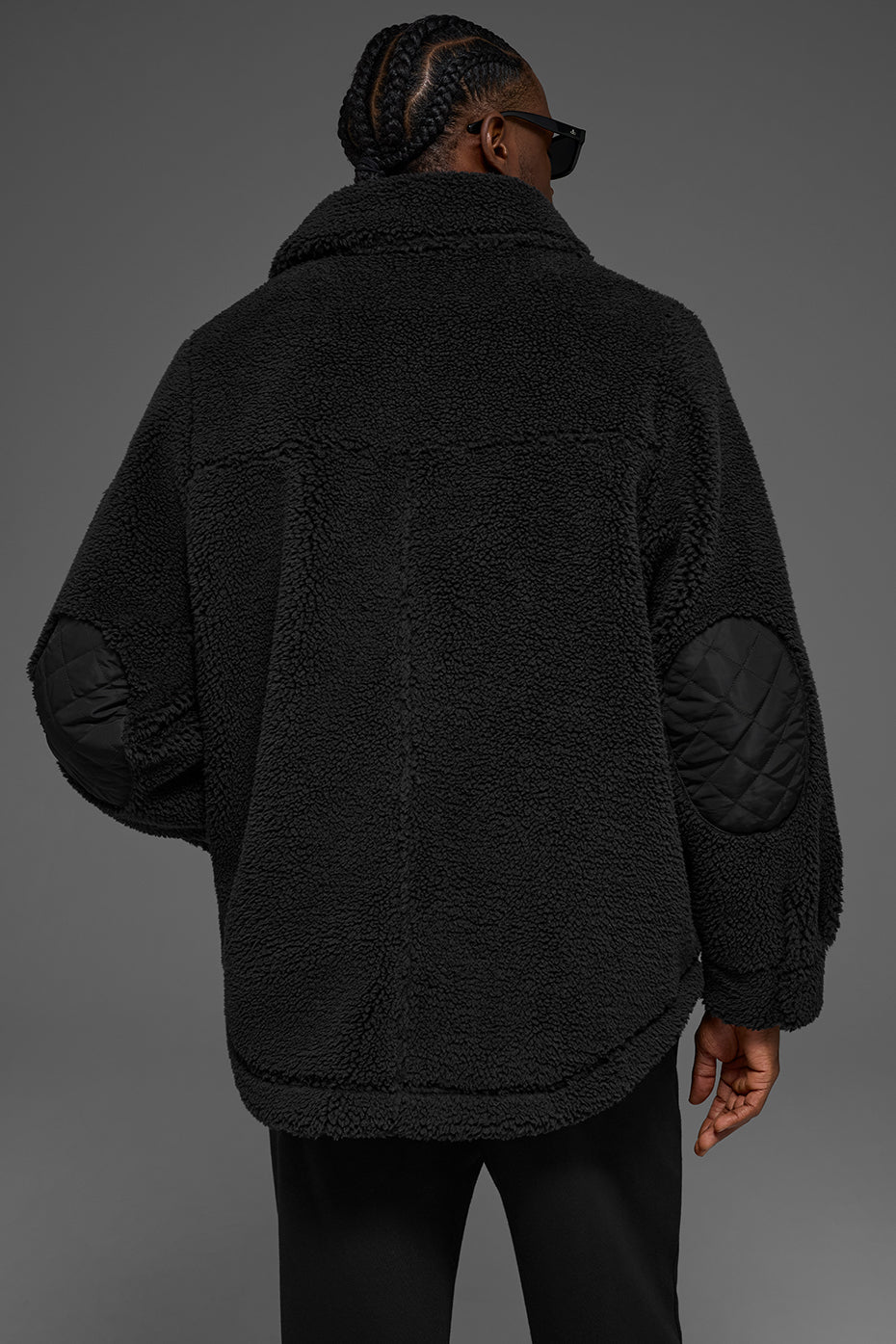 Sherpa Edge Shacket - Black image 3