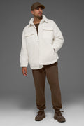 Sherpa Edge Shacket - Ivory image 1