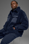 Sherpa Edge Shacket - Navy image 1