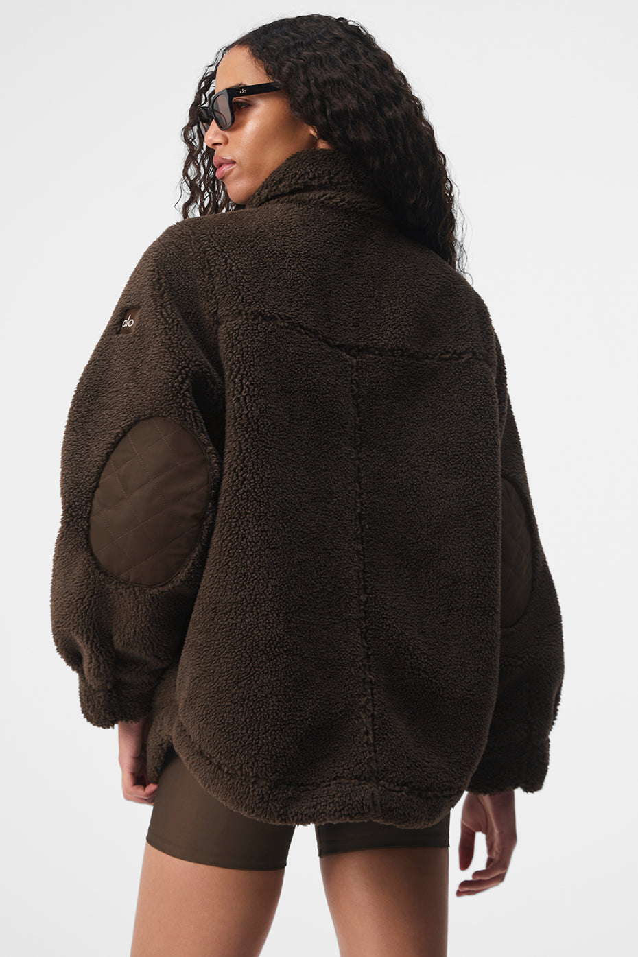 Sherpa Edge Shacket - Espresso image 2