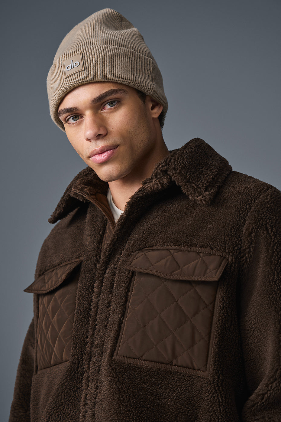 Sherpa Edge Shacket - Espresso image 4