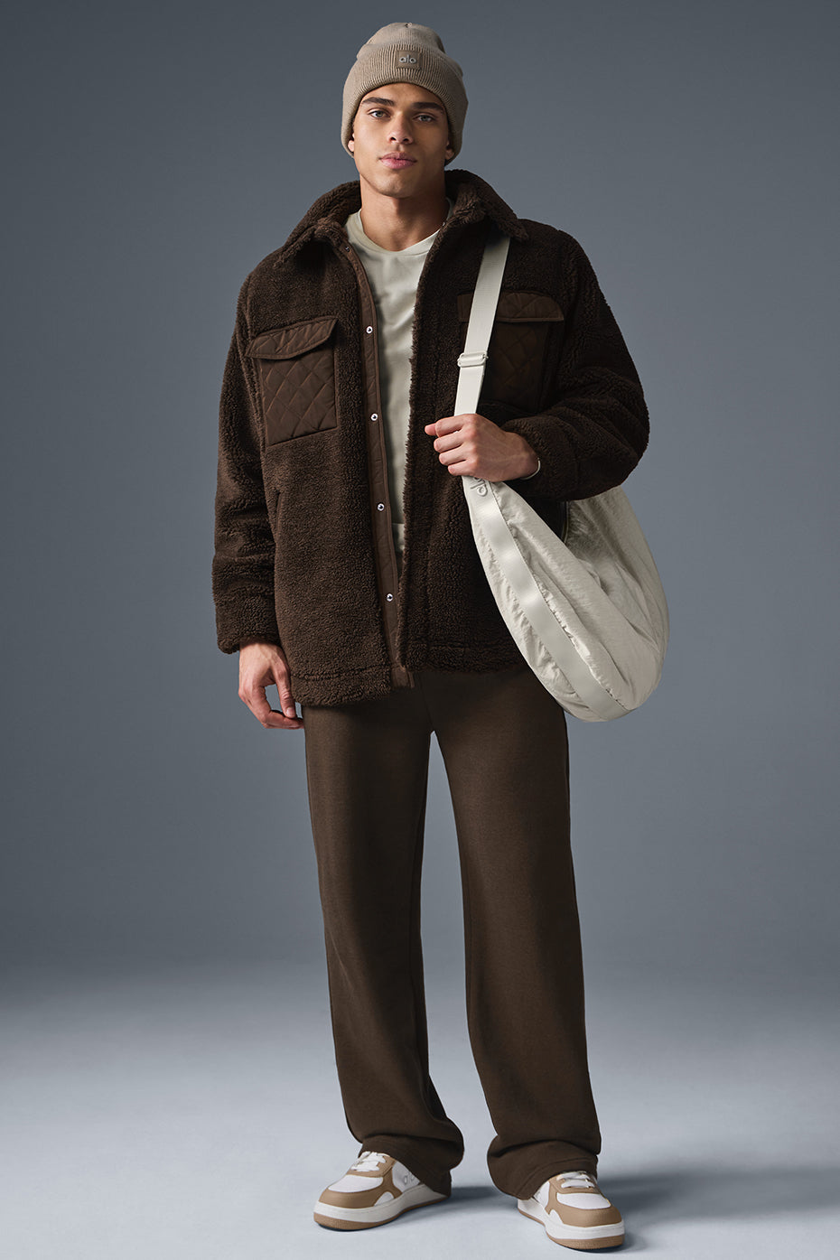 Sherpa Edge Shacket - Espresso image 5
