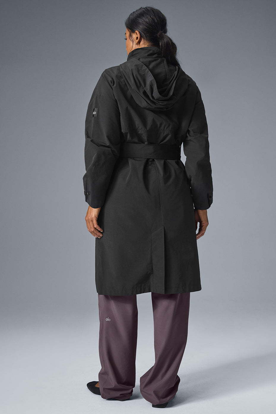 Crinkle On The Move Trench - Black image 3