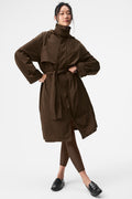 Crinkle On The Move Trench - Espresso image 1