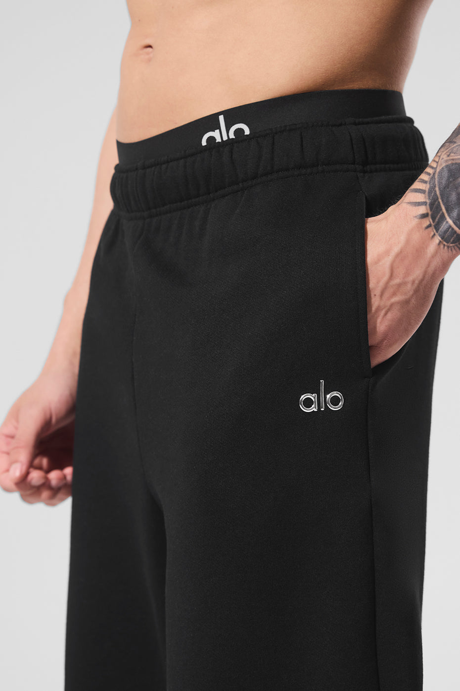 Accolade Straight Leg Sweatpant - Black image 2