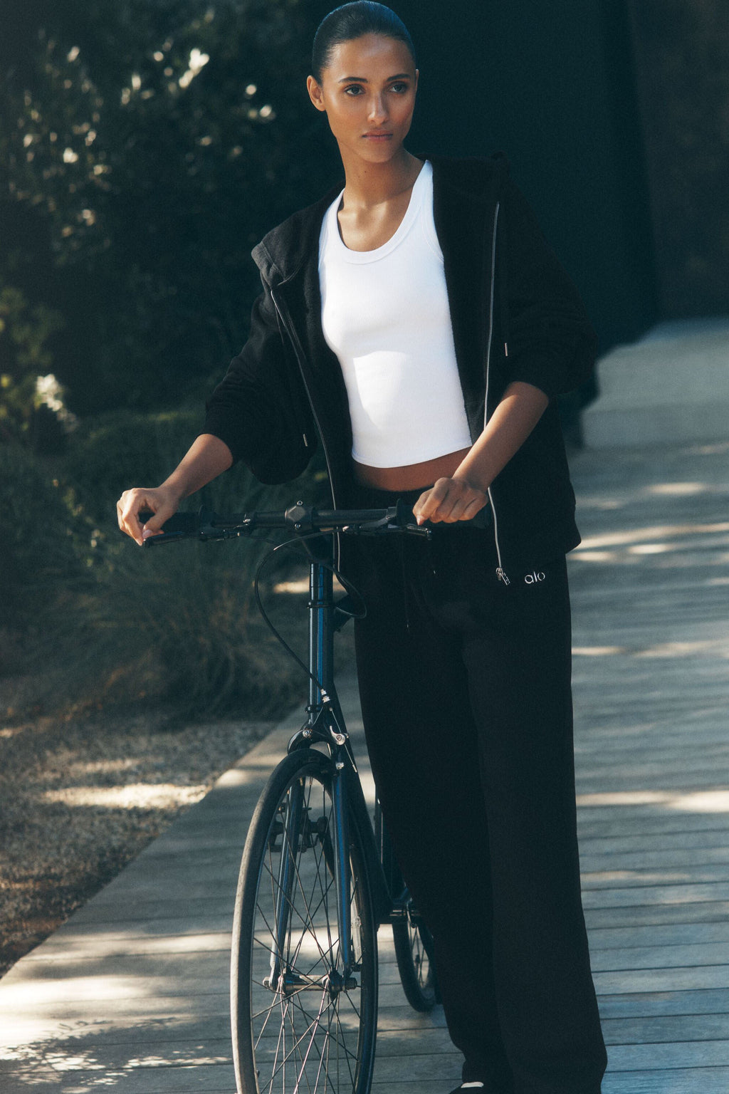 Accolade Straight Leg Sweatpant - Black image 1