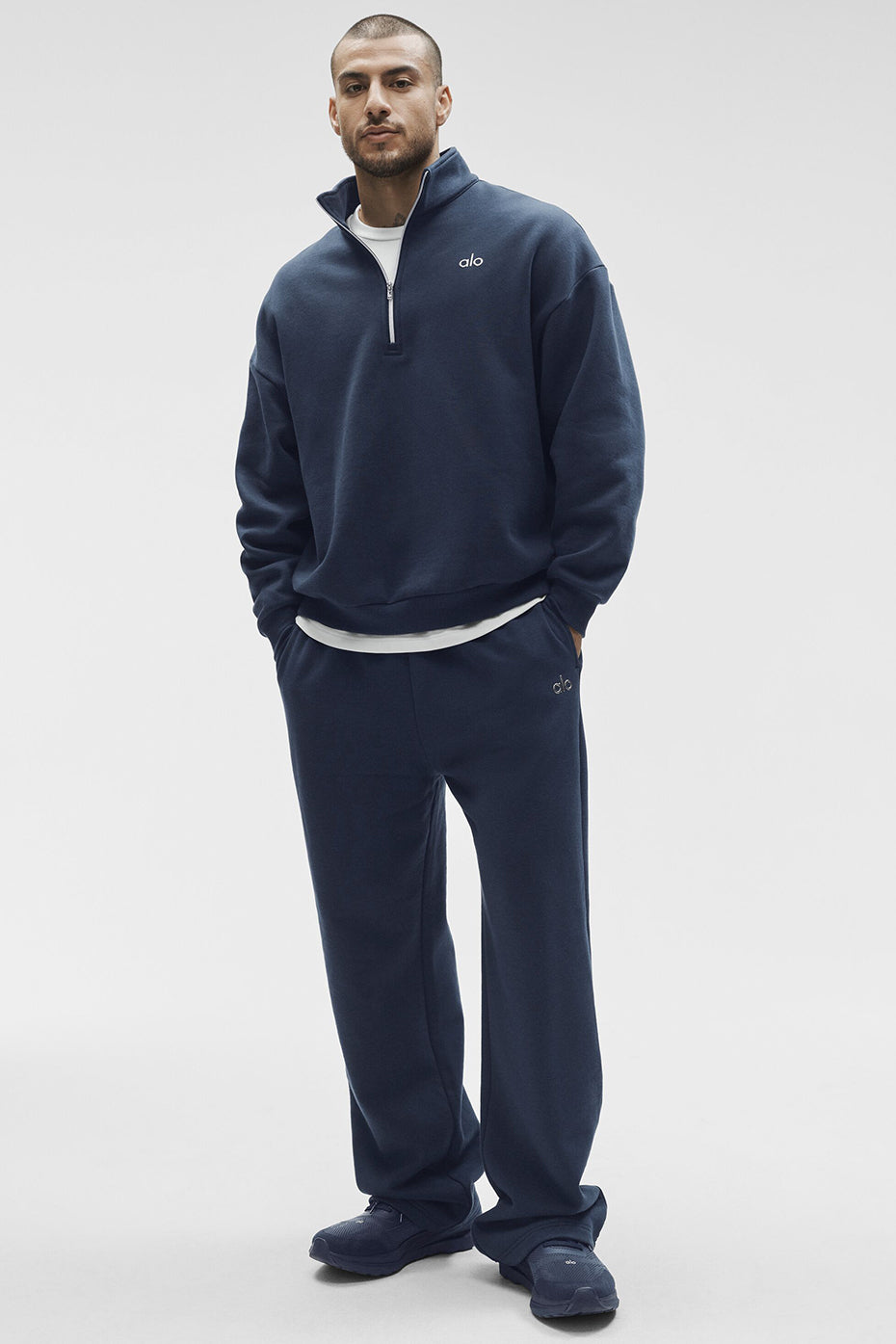 Accolade Straight Leg Sweatpant - Navy image 1