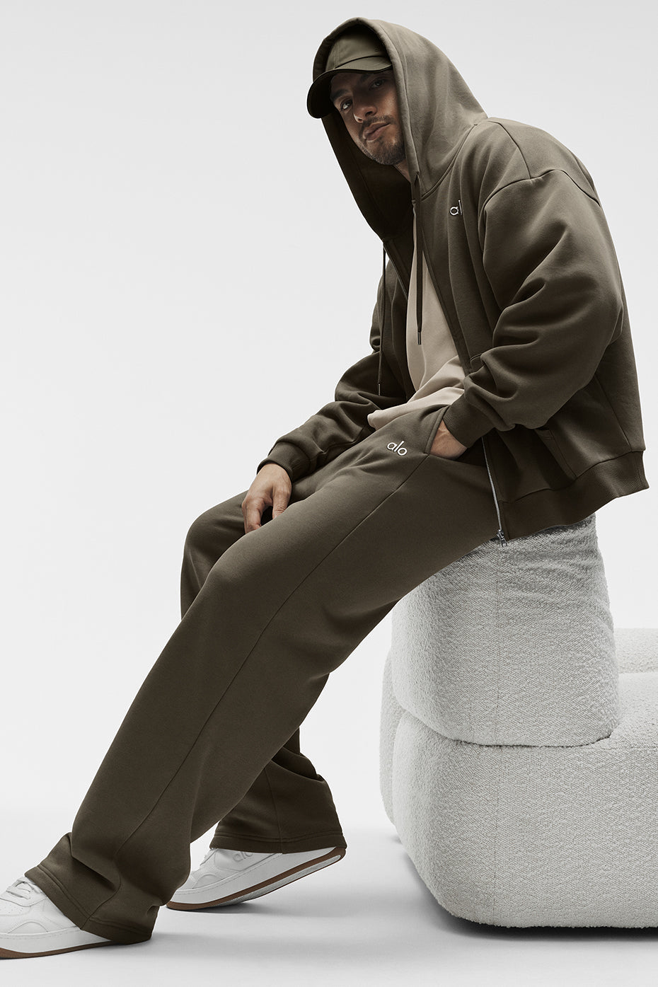 Accolade Straight Leg Sweatpant - Olive Tree image 1