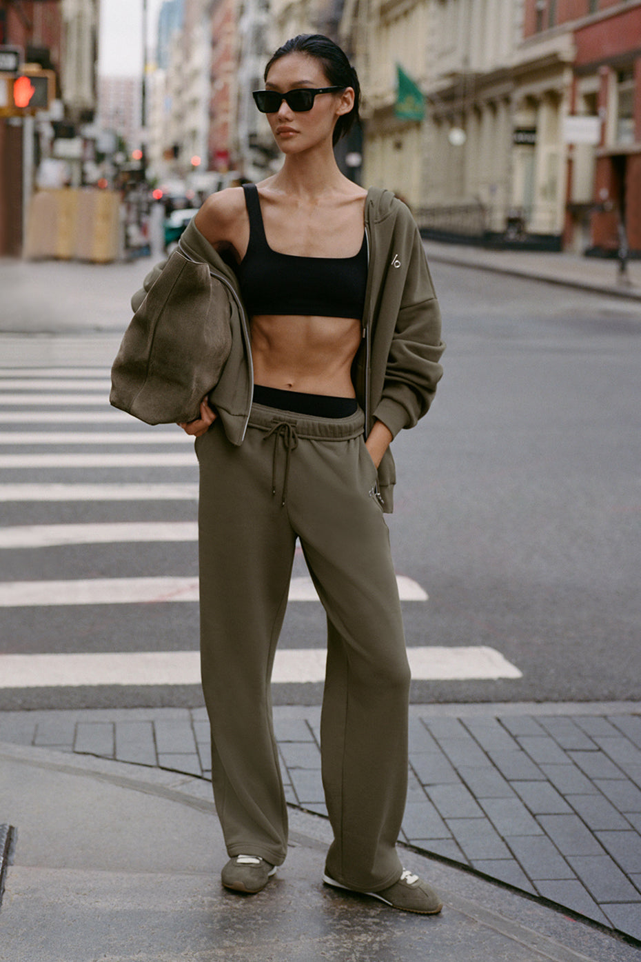 Accolade Straight Leg Sweatpant - Olive Tree image 1