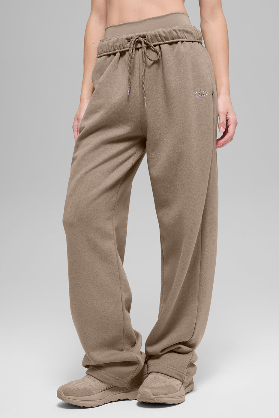 Accolade Straight Leg Sweatpant - Gravel image 1