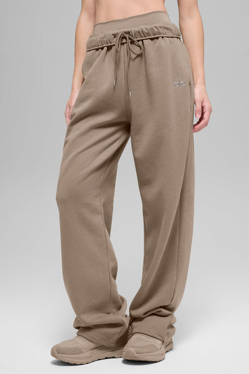 Accolade Straight Leg Sweatpant - Gravel image 1