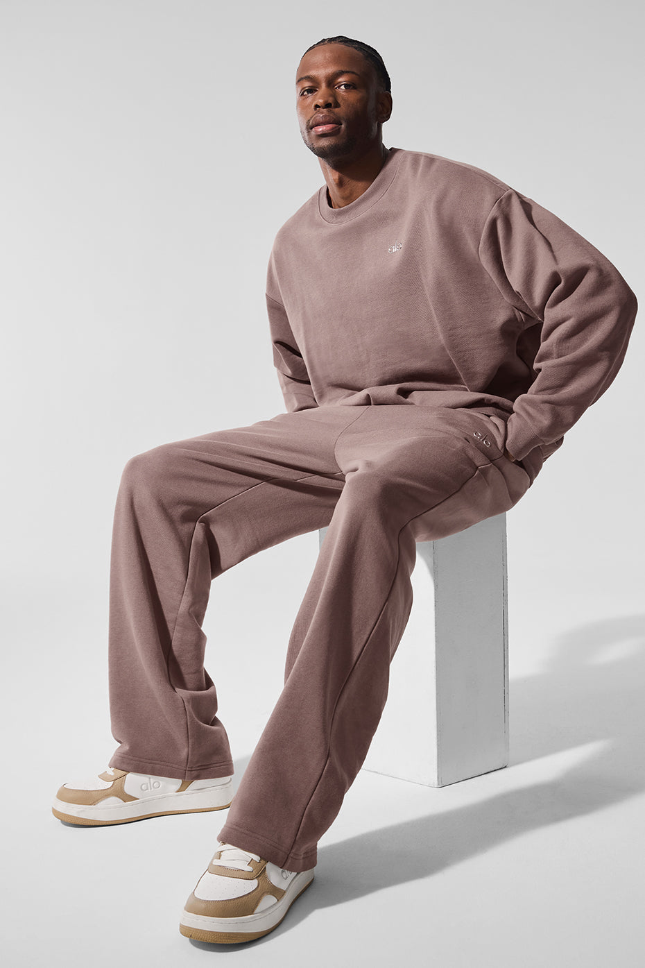 Accolade Straight Leg Sweatpant - Mushroom image 4