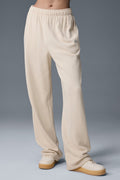 Accolade Straight Leg Sweatpant - Oat Milk image 1