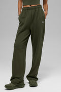 Accolade Straight Leg Sweatpant - Green Olive image 1