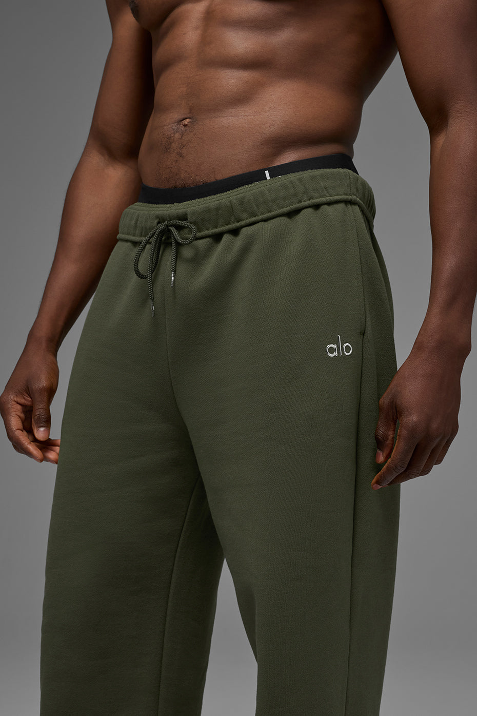 Accolade Straight Leg Sweatpant - Green Olive image 4
