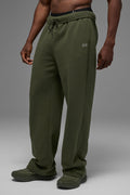 Accolade Straight Leg Sweatpant - Green Olive image 1