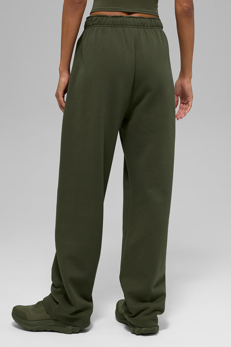 Accolade Straight Leg Sweatpant - Green Olive image 3