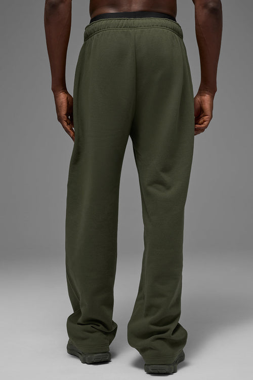 Accolade Straight Leg Sweatpant - Green Olive image 2