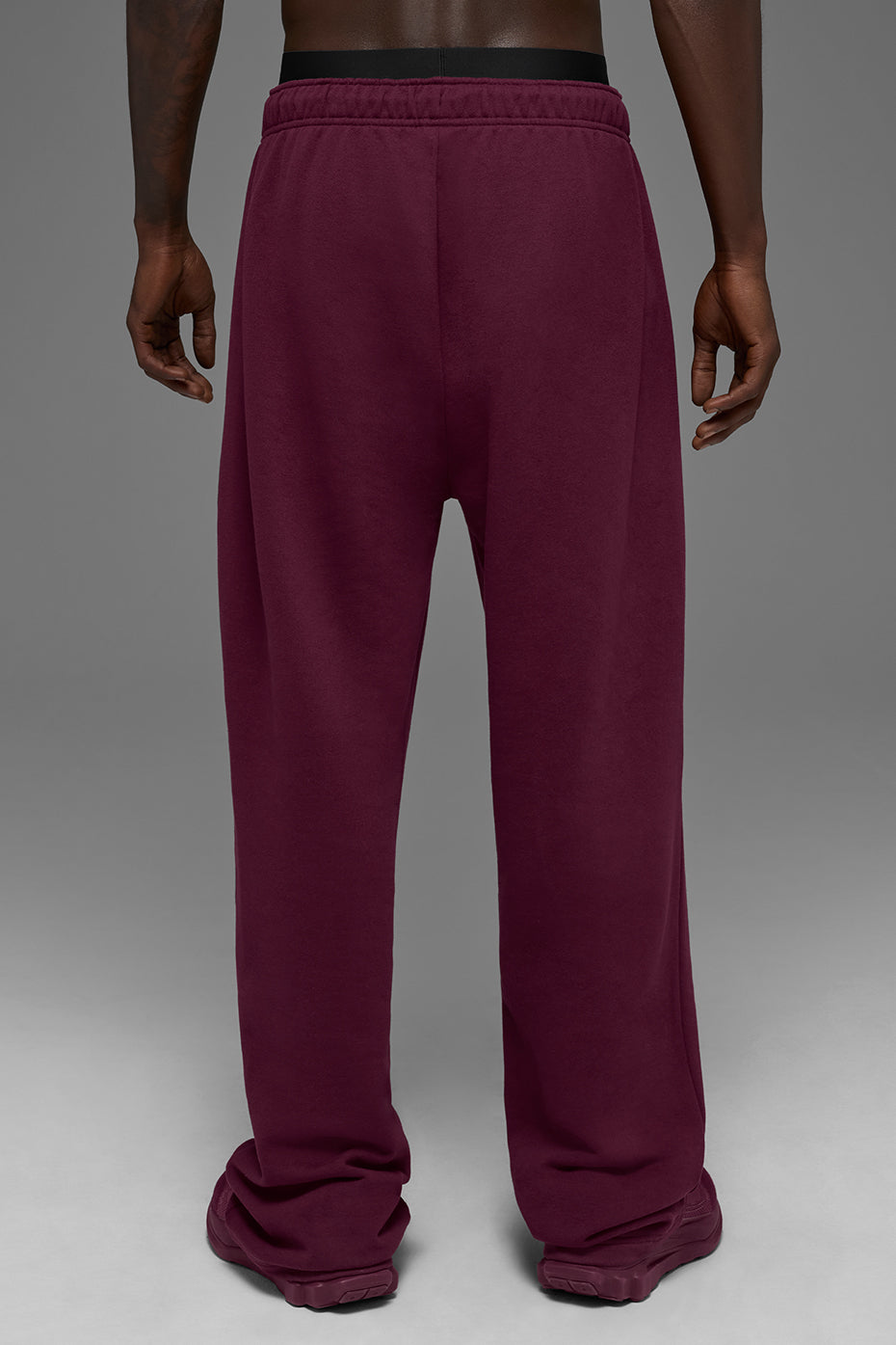 Accolade Straight Leg Sweatpant - Burgundy image 3