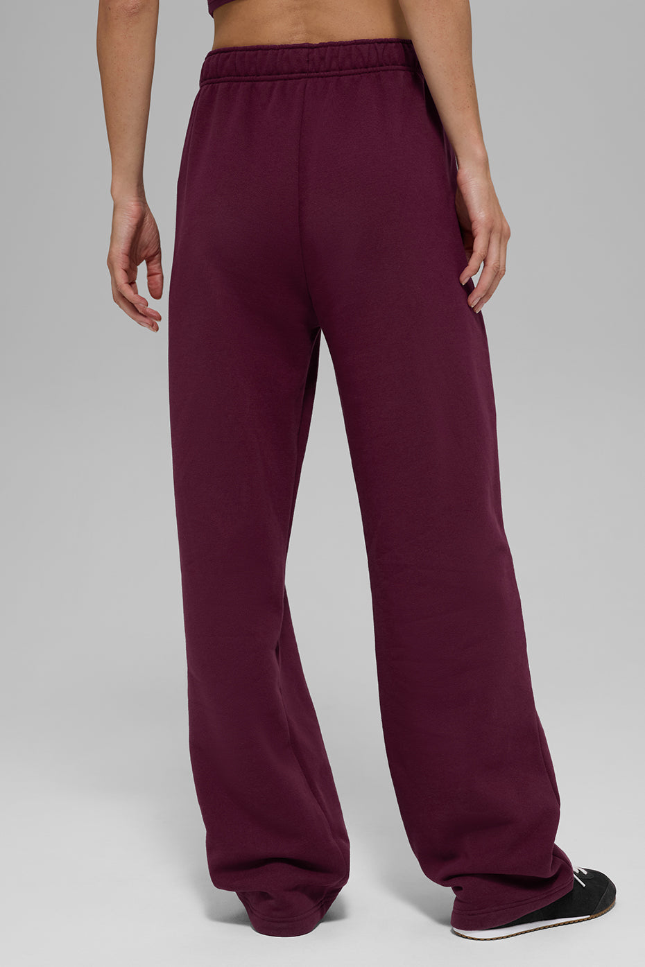 Accolade Straight Leg Sweatpant - Burgundy image 3