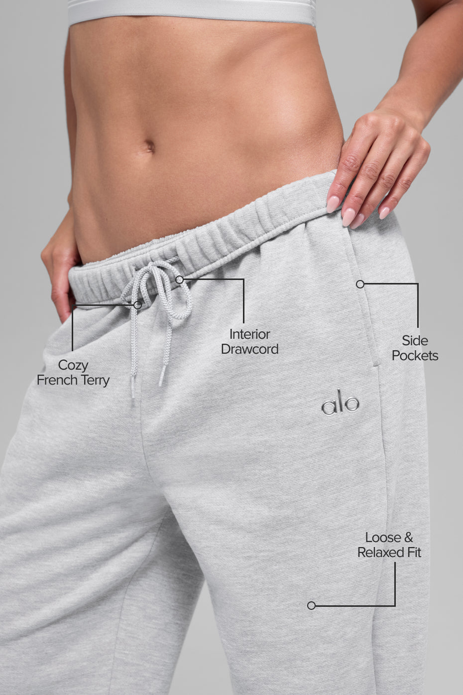 Accolade Straight Leg Sweatpant - Athletic Heather Grey image 2