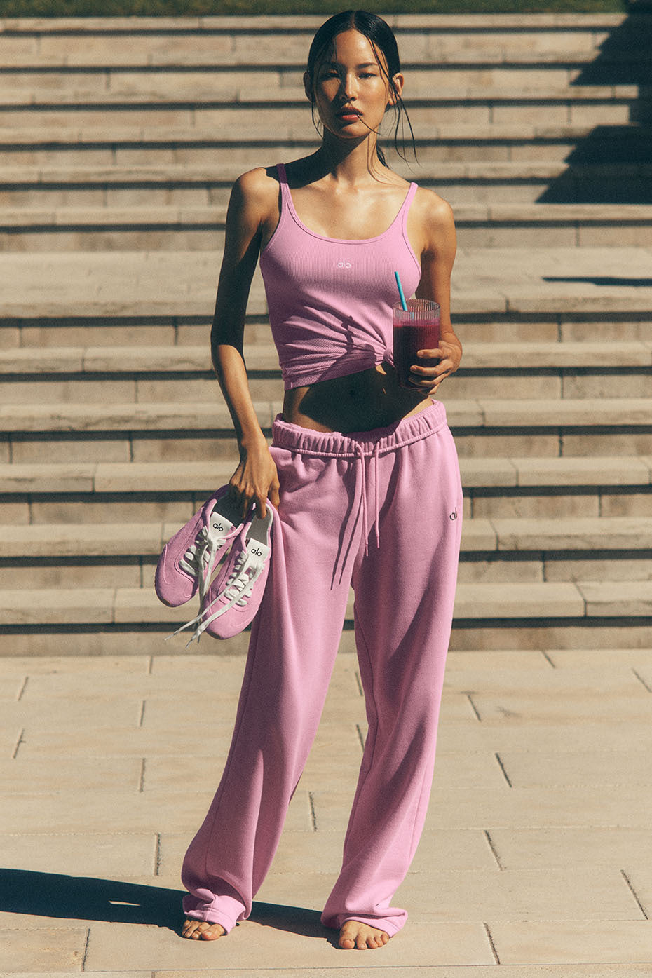 Accolade Straight Leg Sweatpant - Candy Heart Pink image 6