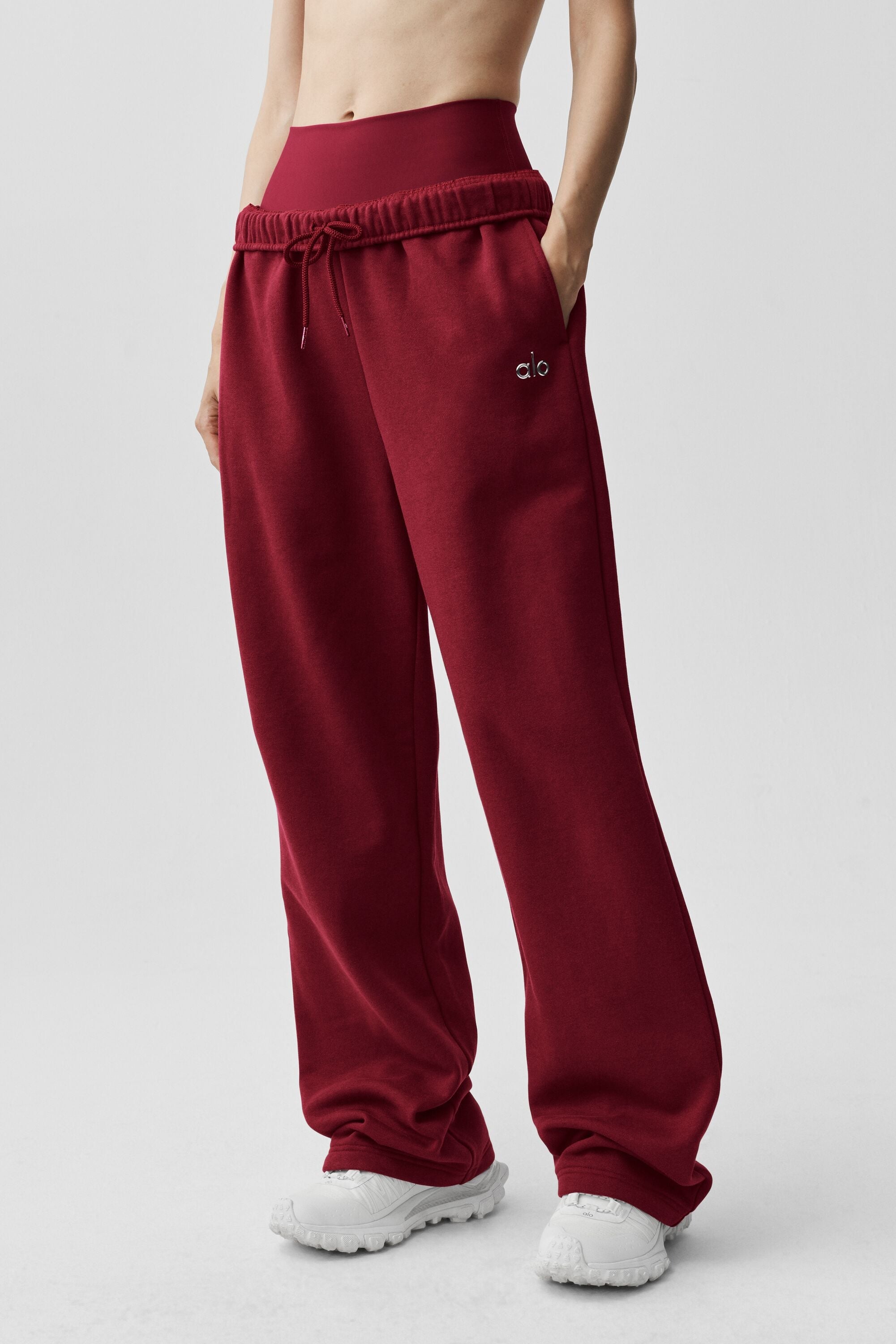 Accolade Straight Leg Sweatpant - Summer Romance Red image 1