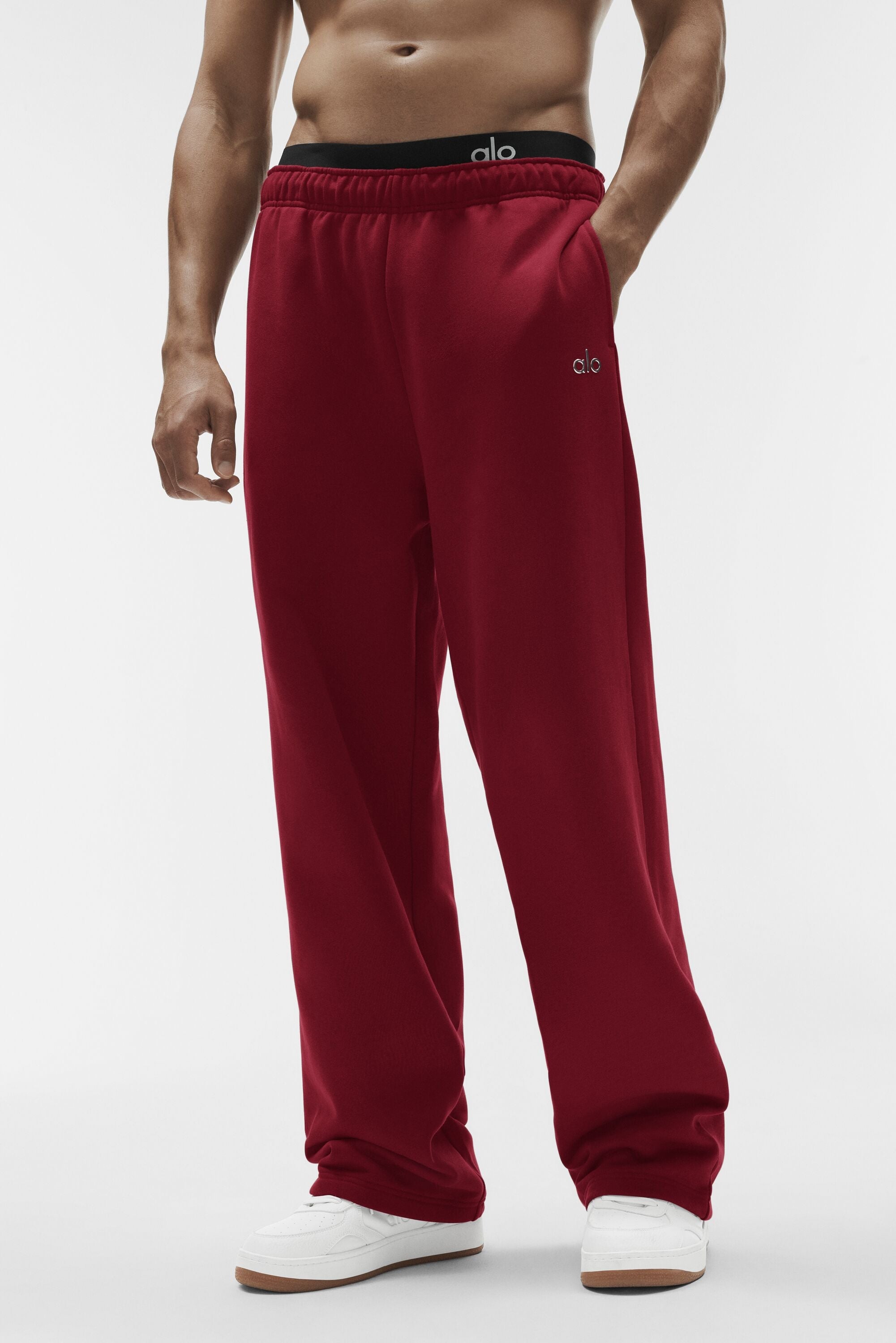 Accolade Straight Leg Sweatpant - Summer Romance Red image 1