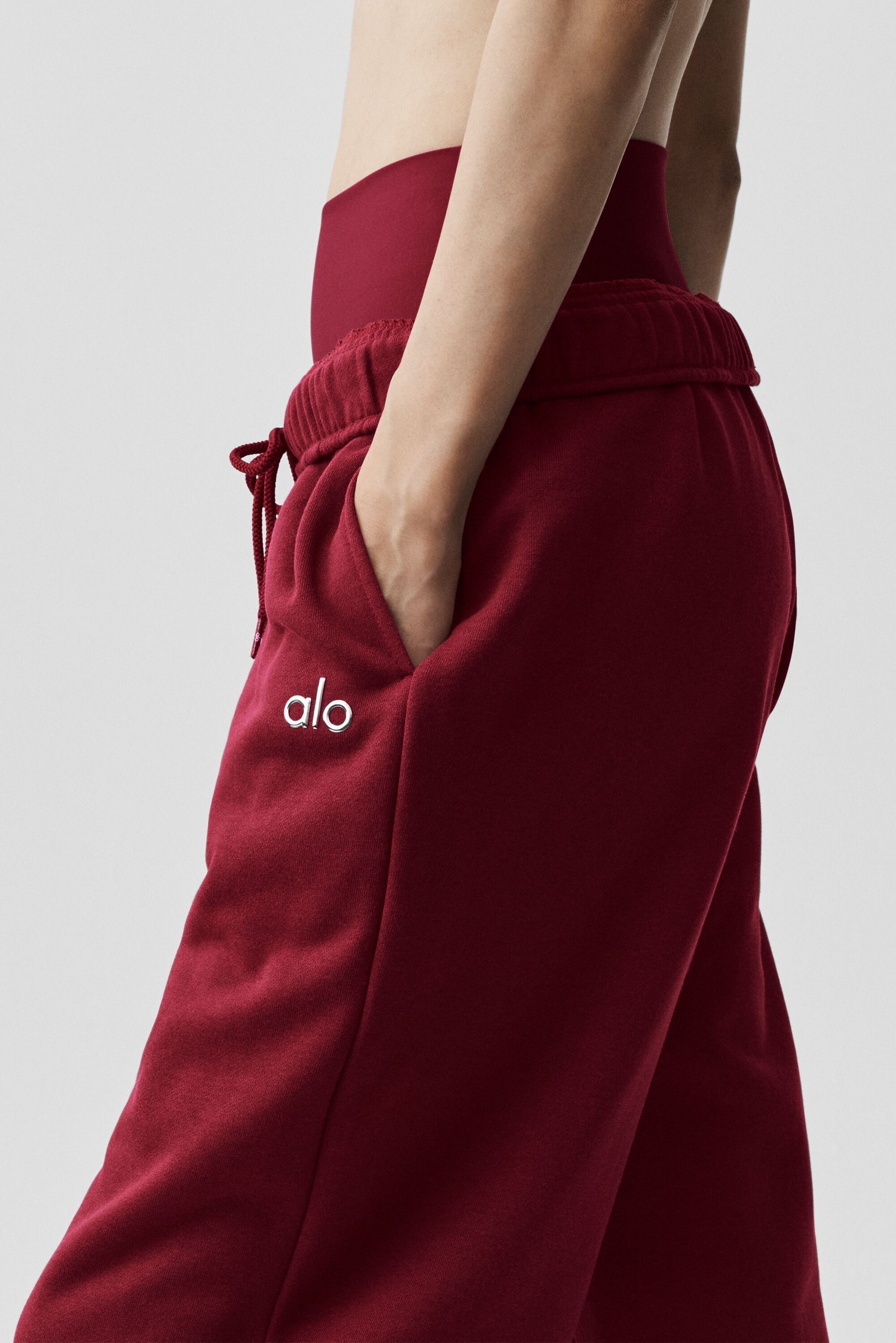 Accolade Straight Leg Sweatpant - Summer Romance Red image 3