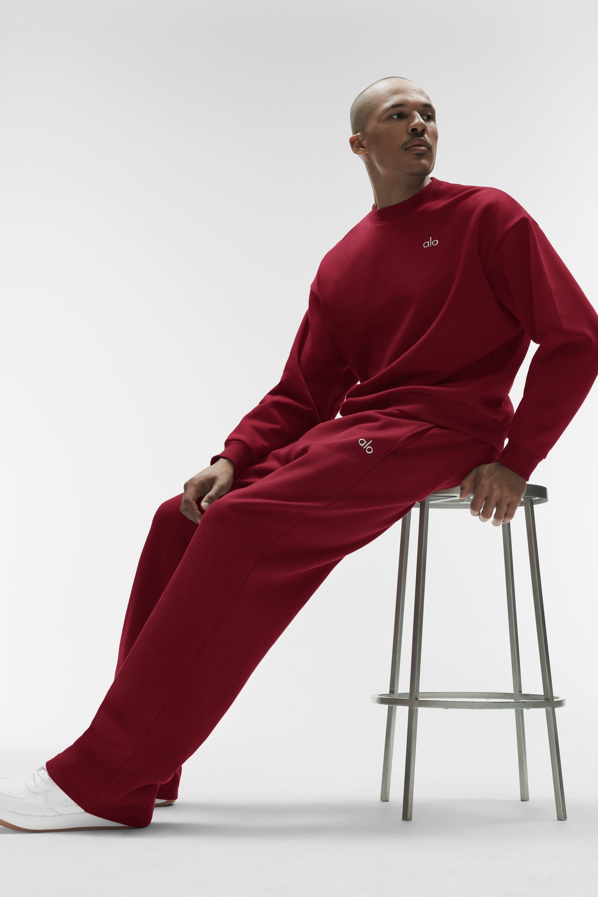 Accolade Straight Leg Sweatpant - Summer Romance Red image 4