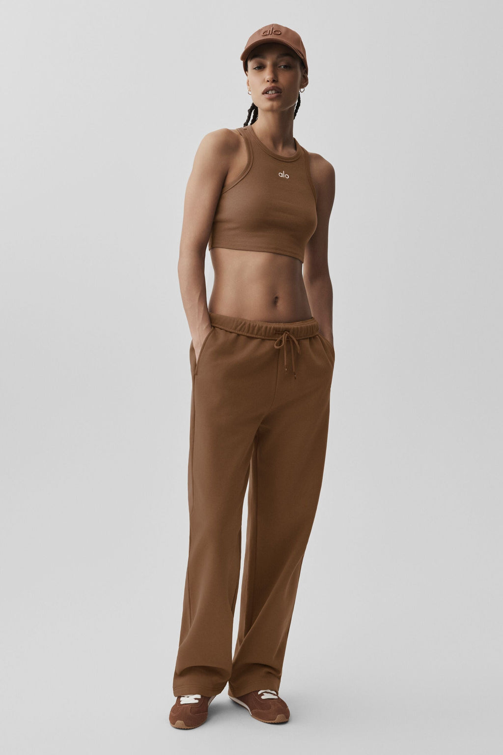 Accolade Straight Leg Sweatpant - Sun Kissed Brown image 5
