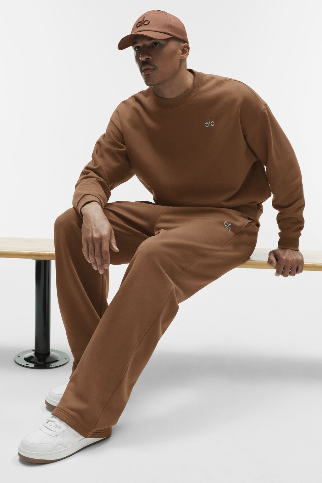 Accolade Straight Leg Sweatpant - Sun Kissed Brown image 4